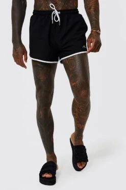 Man Signature Runner Swim Shorts