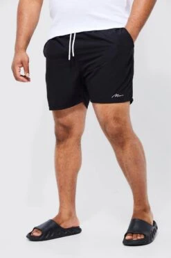 Plus Man Signature Mid Length Swim Shorts