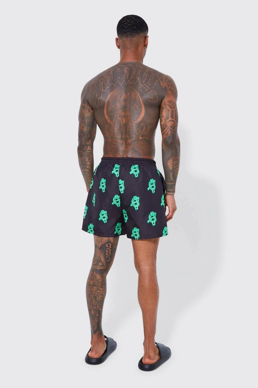 Short Length Dollar Swim Shorts 2 Short Length Dollar Swim Shorts - Image 2