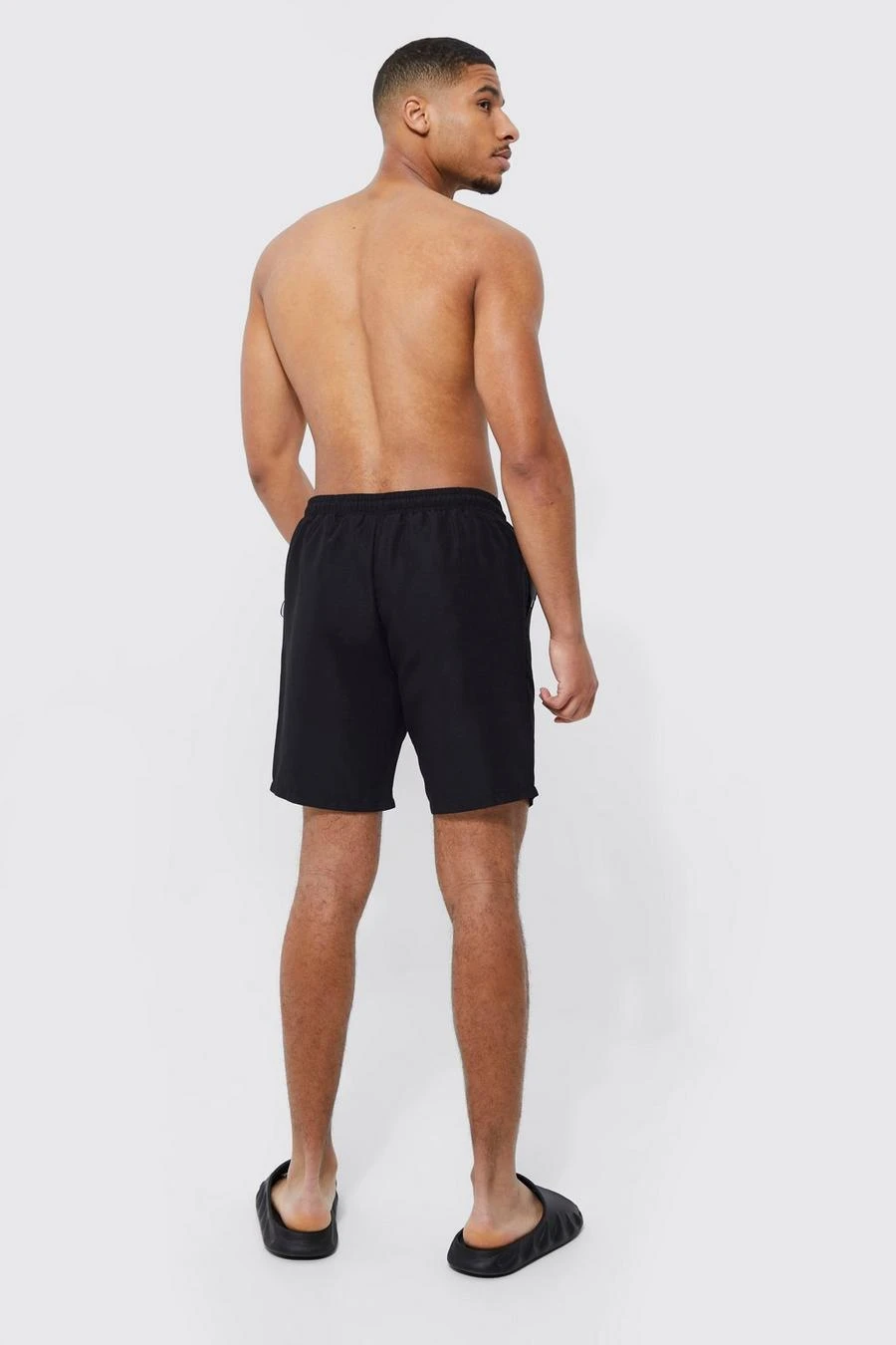 Tall Man Signature Mid Length Swim Shorts 2 Tall Man Signature Mid Length Swim Shorts - Image 2