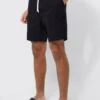 Tall Mid Length Plain Swim Shorts