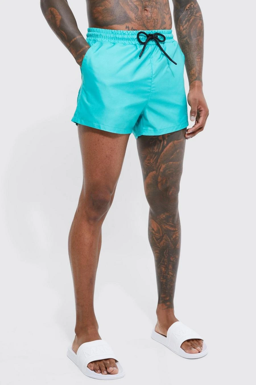 Short Length Plain Man Swim Shorts 1 Short Length Plain Man Swim Shorts