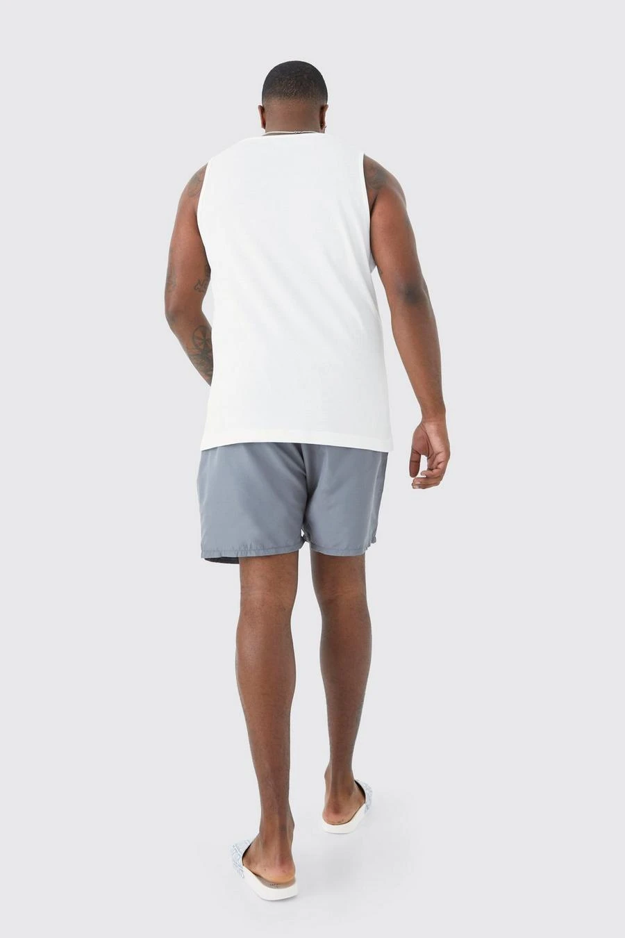 Plus Man Signature Mid Length Swim Shorts 2 Plus Man Signature Mid Length Swim Shorts - Image 2