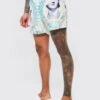 Mid Length Graphic Swim Shorts