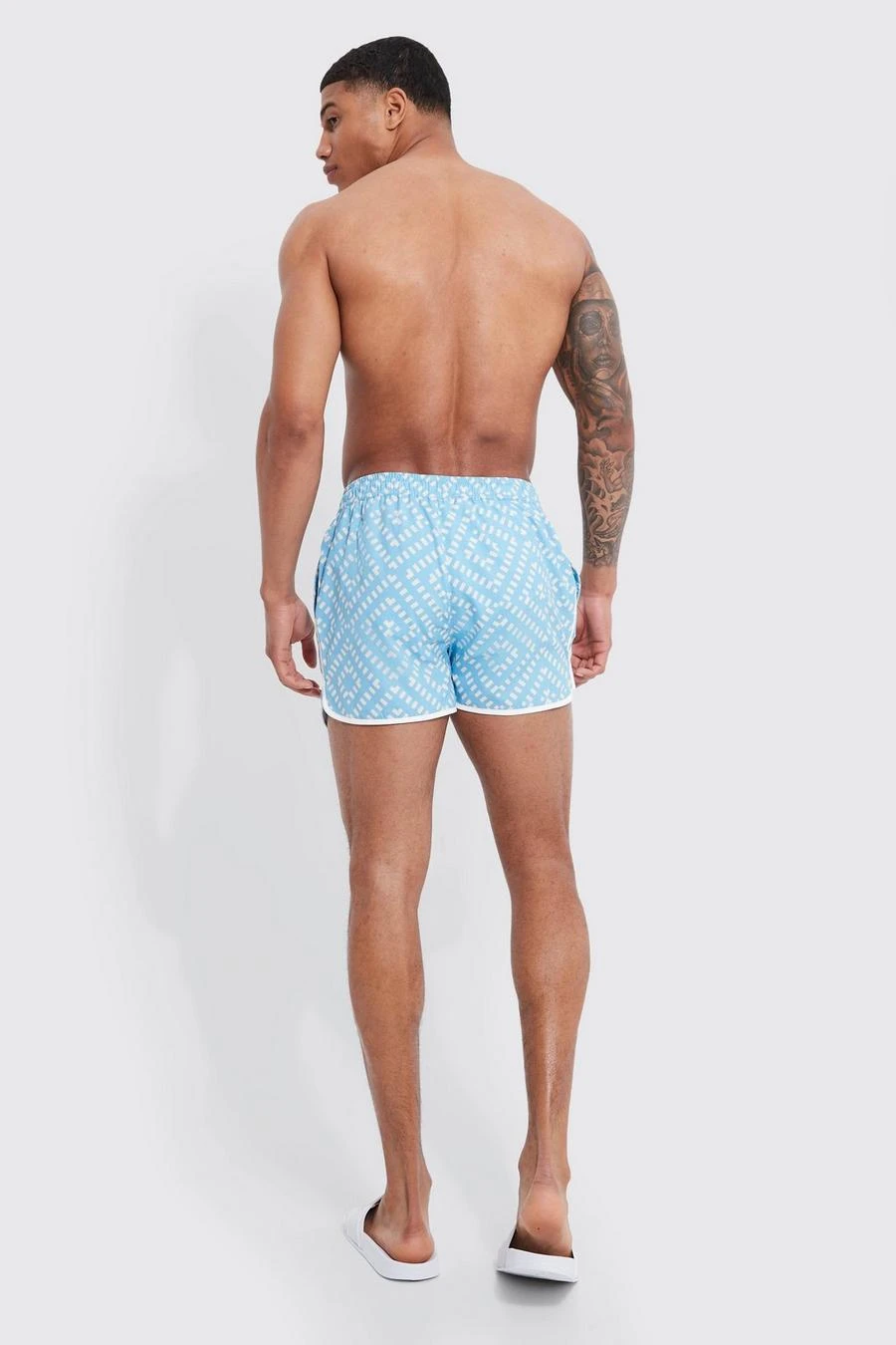 Runner Geo Print Swim Shorts 2 Runner Geo Print Swim Shorts - Image 2