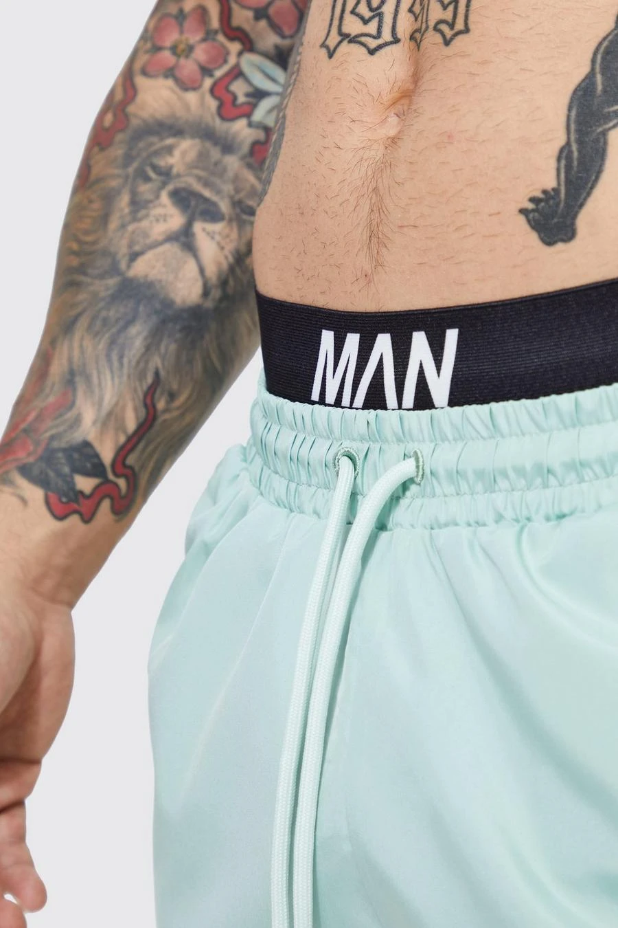 Mid Length Man Waistband Swim Shorts 4 Mid Length Man Waistband Swim Shorts - Image 4