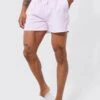 Short Length Piping Swim Shorts