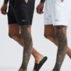 Man Signature Mid 2 Pack Swim Shorts