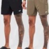 Original Man Mid 2 Pack Swim Shorts