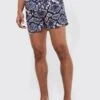 Short Length Snake Swim Shorts