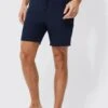 Tall Mid Length Plain Swim Shorts