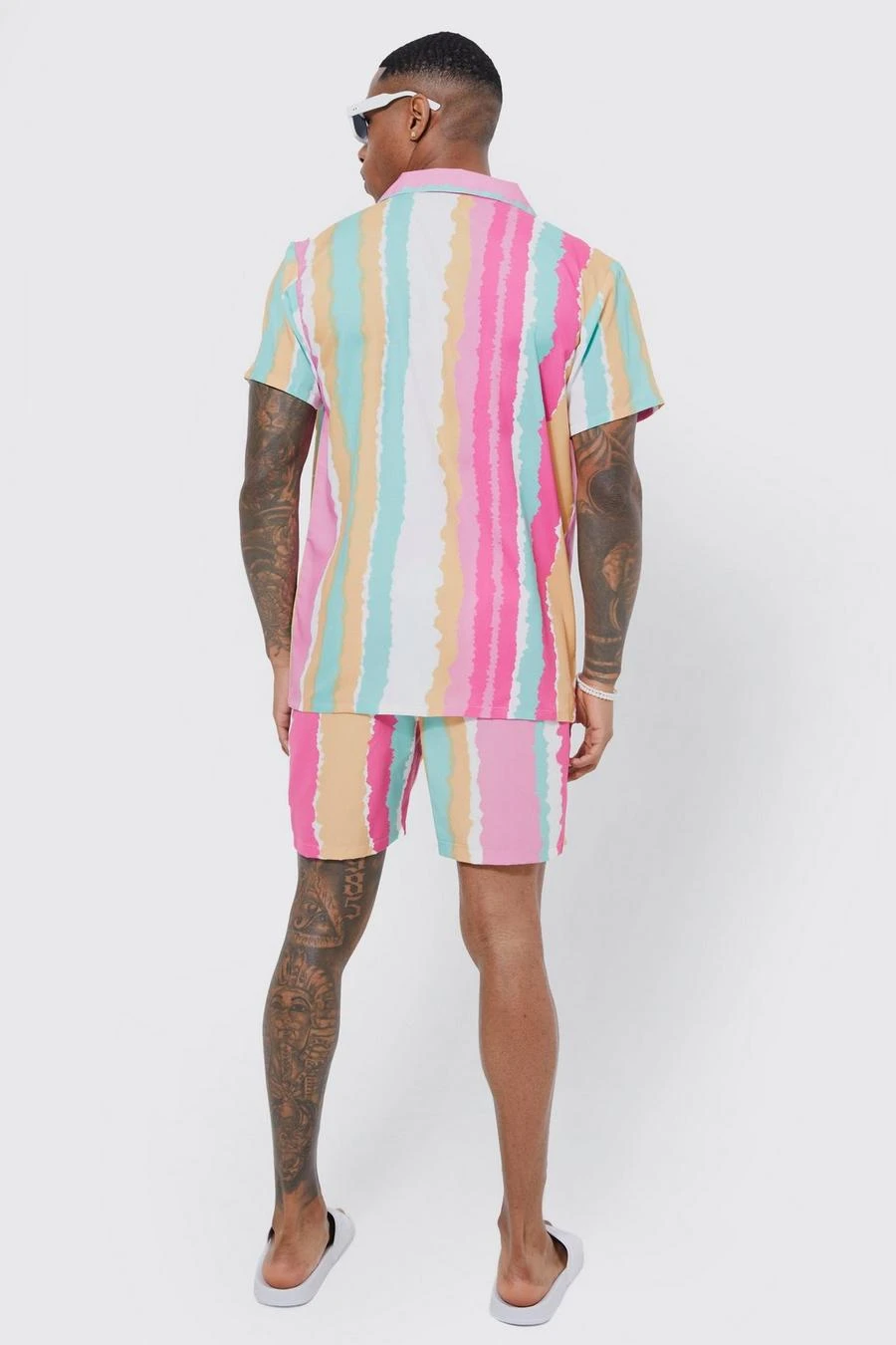 Short Sleeve Regular Print Shirt And Swim 2 Short Sleeve Regular Print Shirt And Swim - Image 2