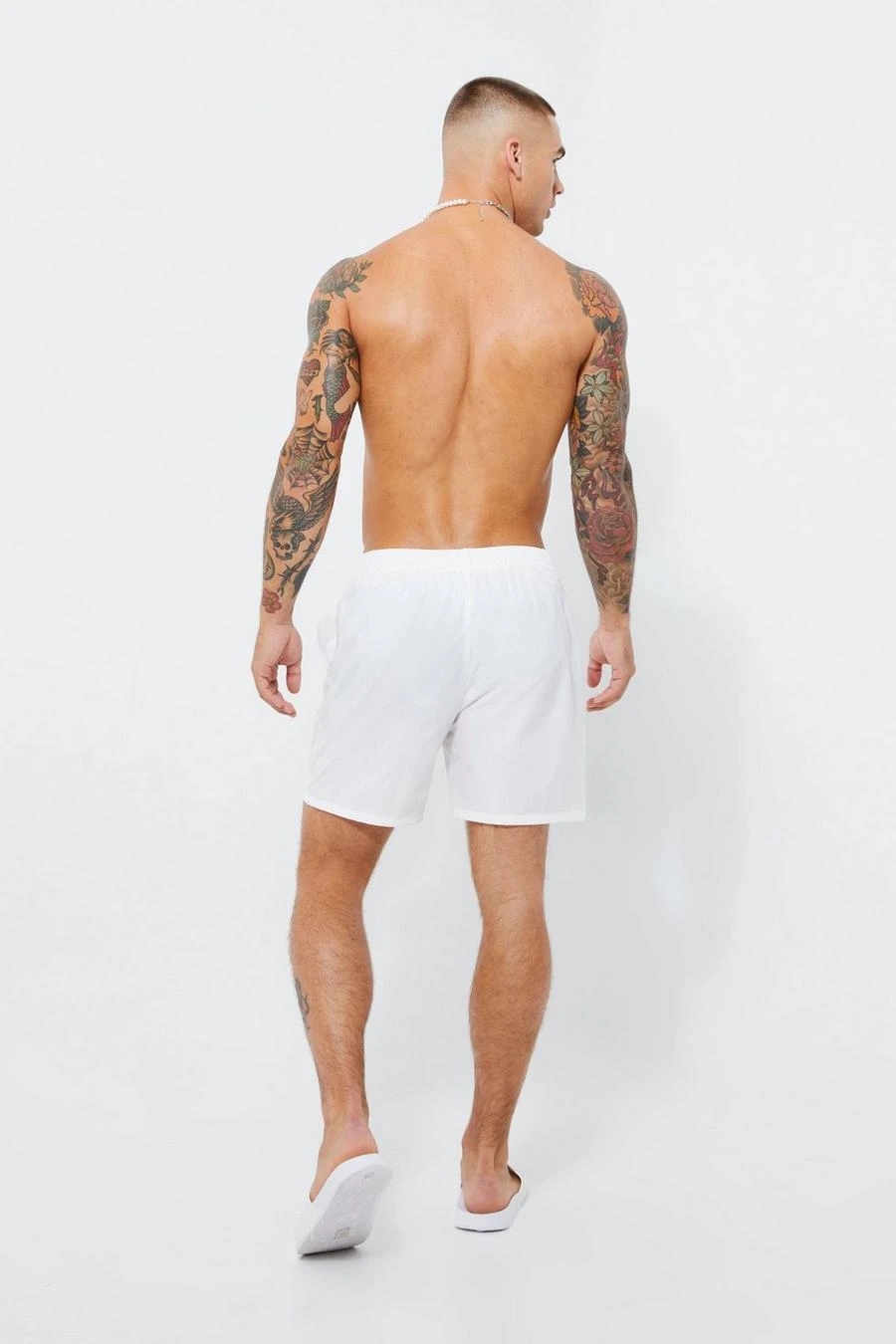 Smart Waistband Short Tailored Swim Shorts 2 Smart Waistband Short Tailored Swim Shorts - Image 2